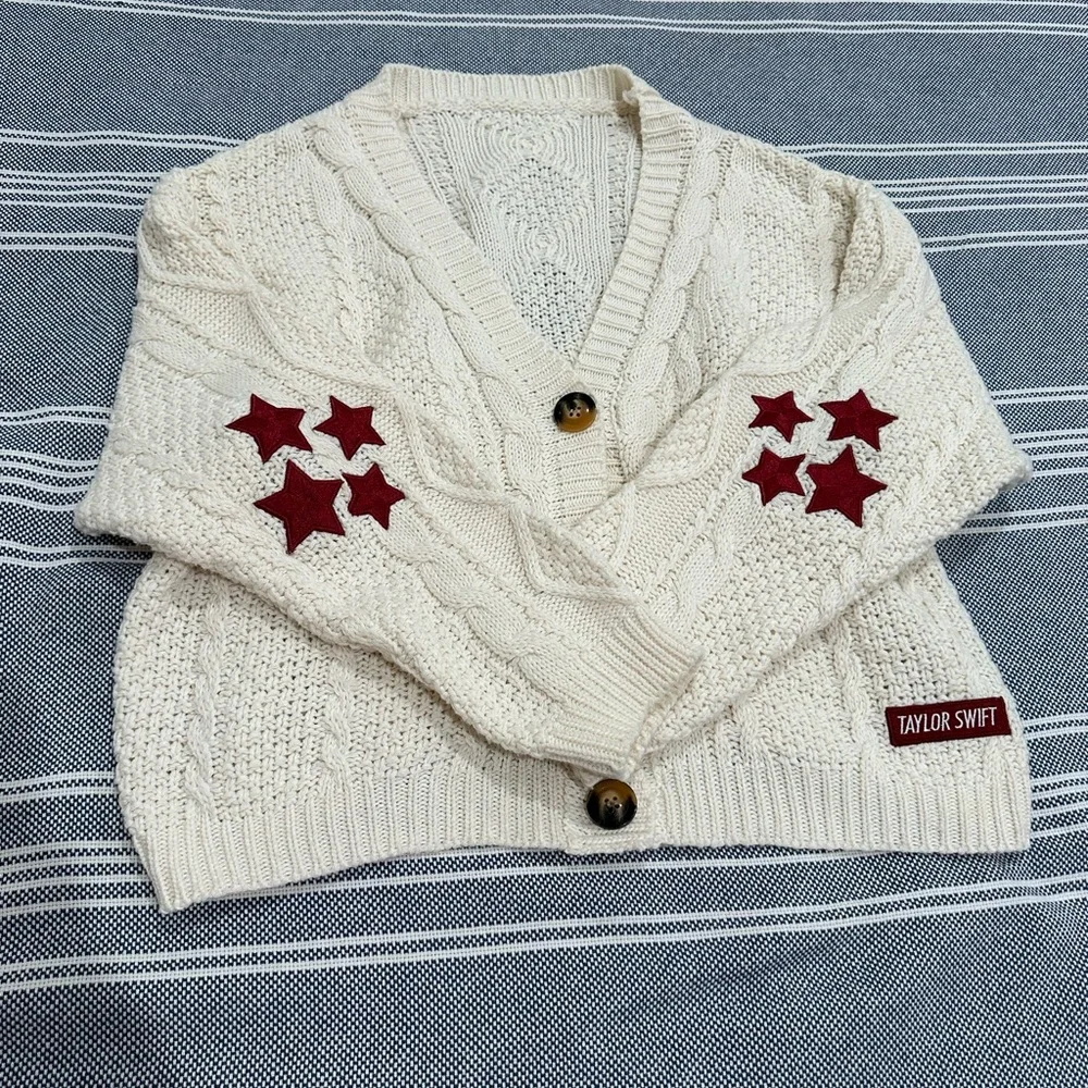 Taylor Swift Red Cardigan XS/SM - Picture 1 of 10